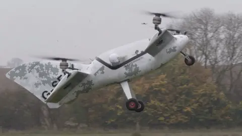 Skyfly The two-seater Axe in vertical take-off