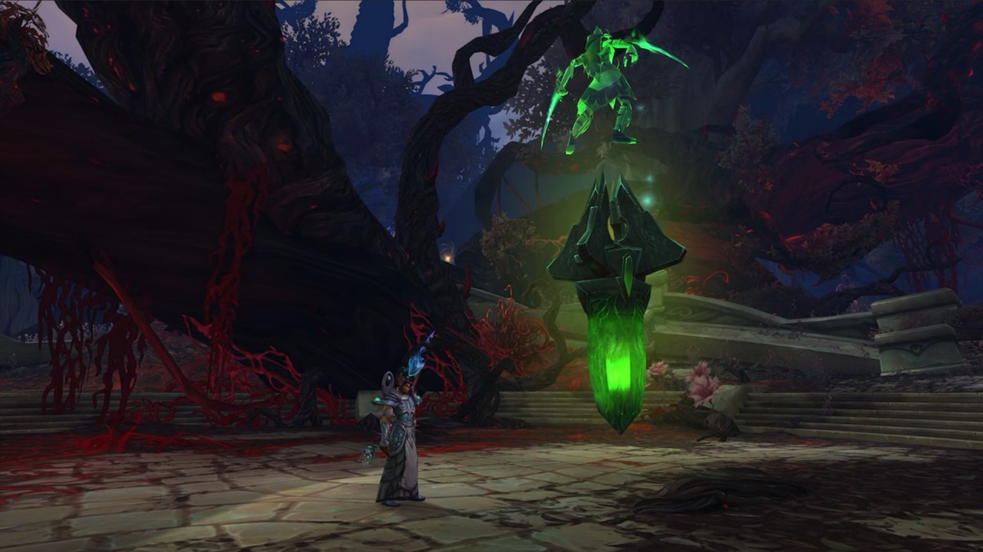 Keep an eye out for these green-glowing Obelisks (Image via Blizzard Entertainment)