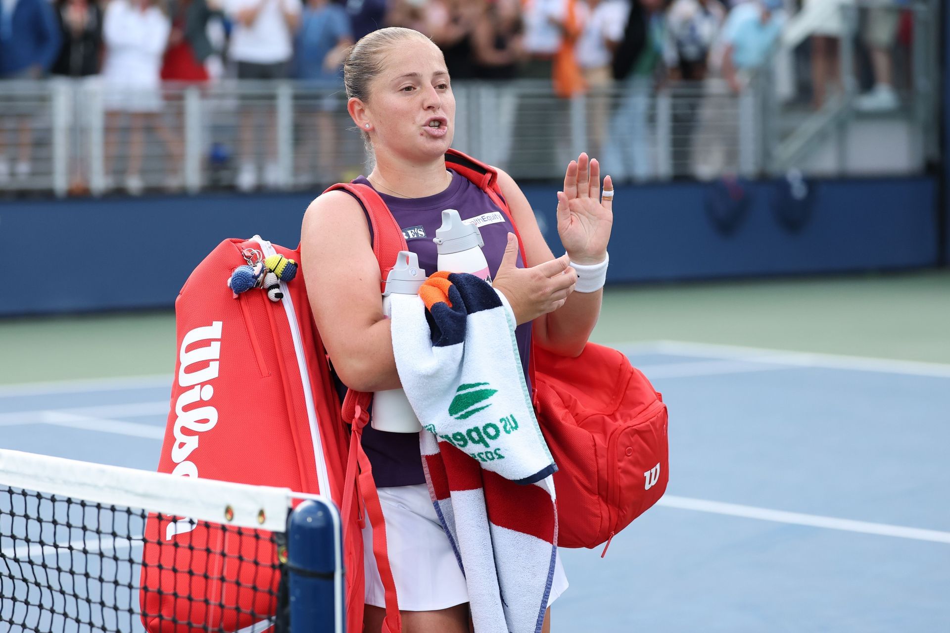 Jelena Ostapenko at the 2025 US Open - Day 4 - Source: Getty